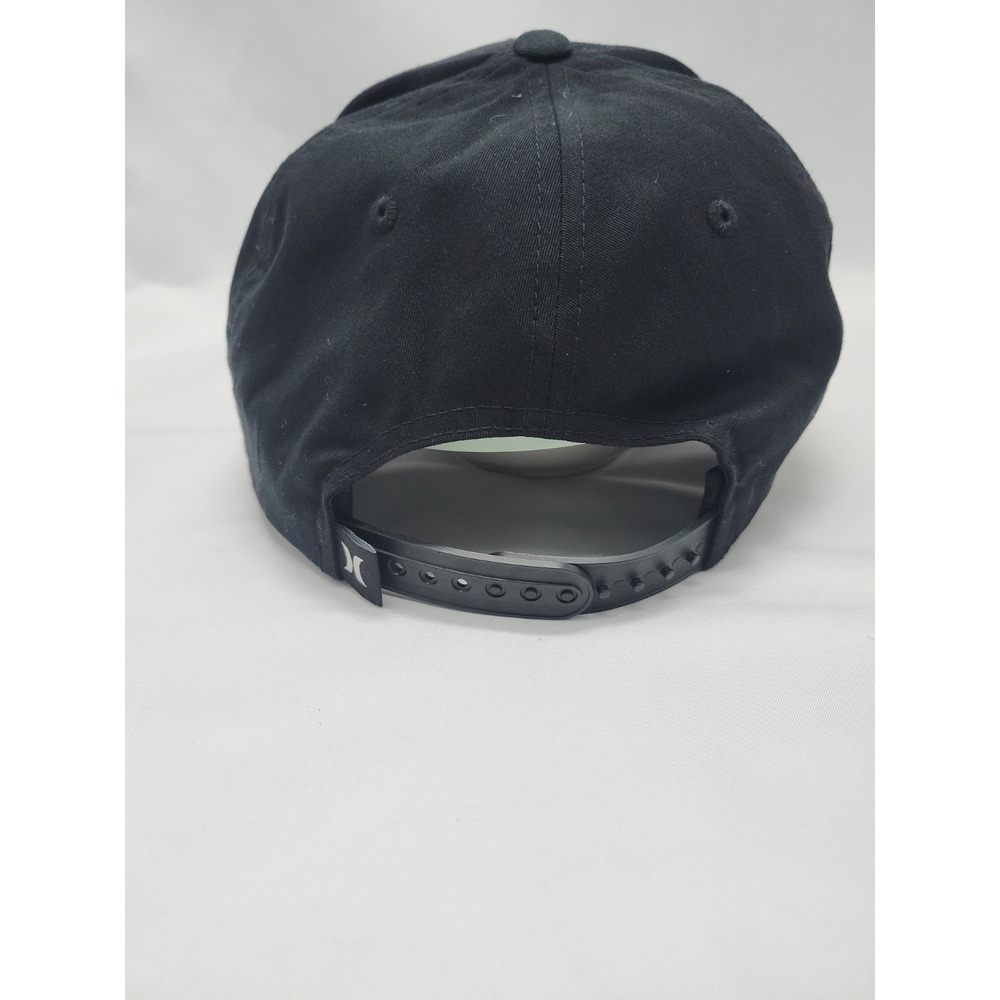 Hurly OHANA Snapback Surf Hat Hawaii Cap One Size Adult Black - Picture 4 of 5